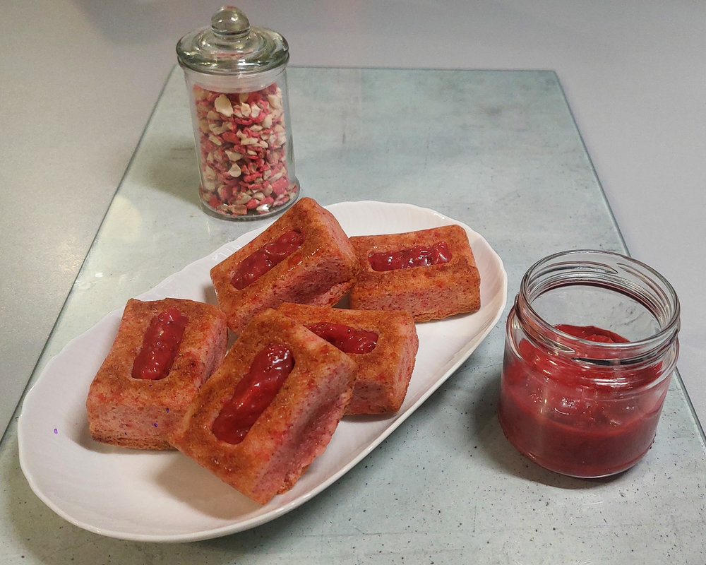 Financiers Tigrés Praline Rose