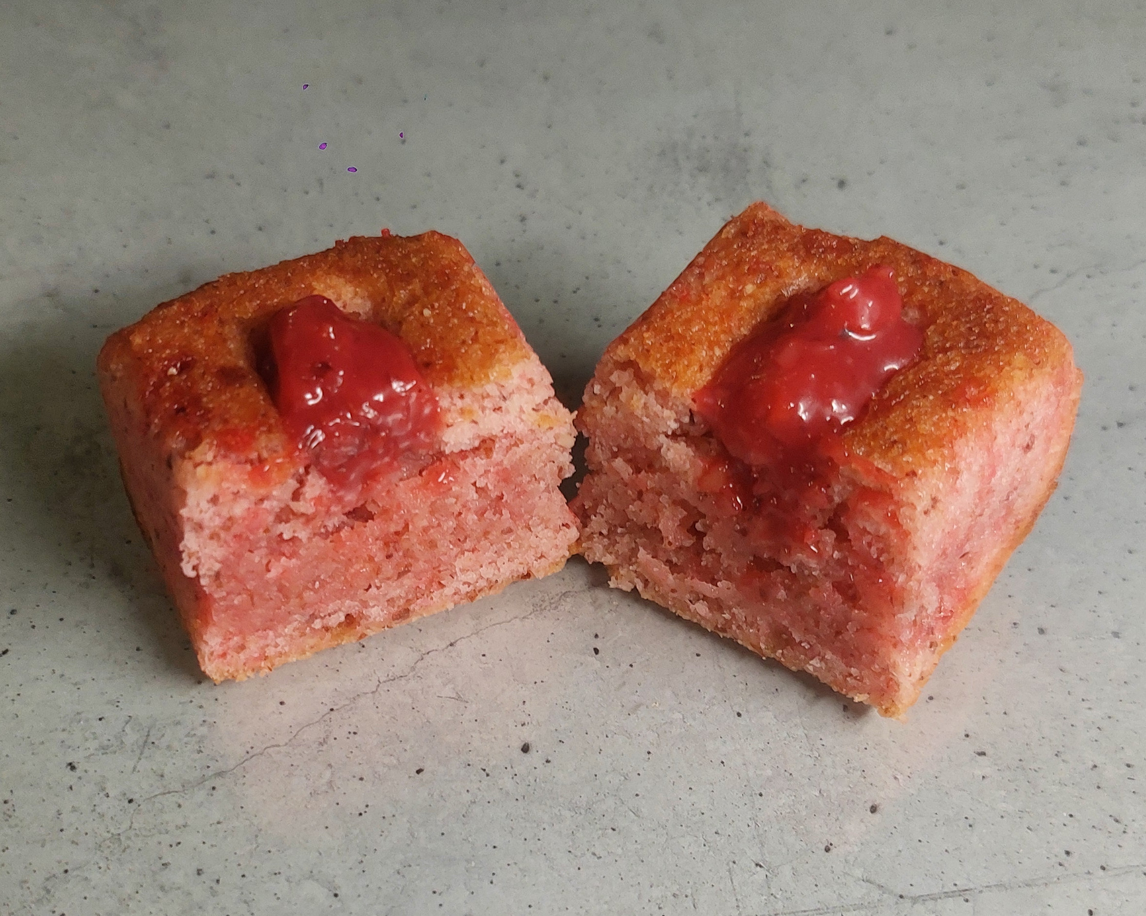 Financiers Tigrés Praline Rose